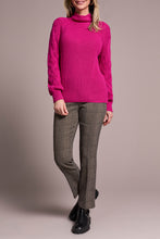 Load image into Gallery viewer, Pink Flambe Knit Mock Neck Sweater
