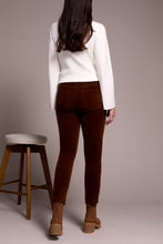 Load image into Gallery viewer, Dark Anise Pull On Audrey Micro Corduroy Pant
