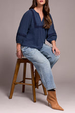Load image into Gallery viewer, Nightfall Gauze Popover Blouse
