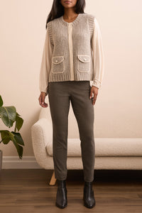 Sandstone Sleeveless Vest