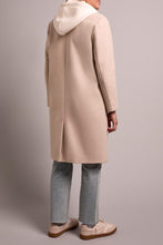 Load image into Gallery viewer, Oatmeal Trench Coat With Fooler Hoodie
