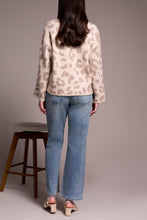 Load image into Gallery viewer, Sandstone Sequin Animal Print Sweater
