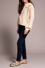 Load image into Gallery viewer, H.Latte Sequin Shoulder Mock Neck Sweater
