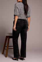 Load image into Gallery viewer, Jewel Grey Brooke Super Straight Bling Jean
