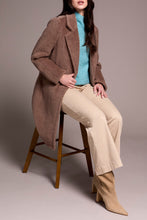 Load image into Gallery viewer, Teddy Button Down Coat In Fossil
