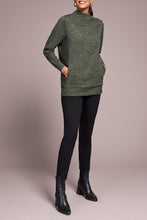 Load image into Gallery viewer, Chive Mock Neck Tunic With Invisible Pockets
