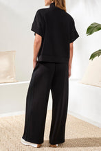 Load image into Gallery viewer, Techo Lux Zip Short Sleeve Top
