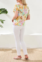 Load image into Gallery viewer, Wisteria Scoop Neck Printed Tee
