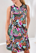 Load image into Gallery viewer, Tropical Printed Sleeveless Sport Dress
