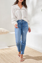 Load image into Gallery viewer, Harbour Blue Denim Sophia Straight Ankle Jeans
