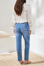 Load image into Gallery viewer, Harbour Blue Denim Sophia Straight Ankle Jeans

