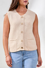 Load image into Gallery viewer, Coco Cream Knit Vest
