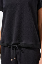 Load image into Gallery viewer, Black Raised Diamond Printed Tee
