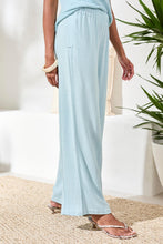 Load image into Gallery viewer, Light Aqua Sky Pull On Ankle Pant
