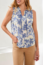 Load image into Gallery viewer, Sea Haven Printed Sleeveless Blouse
