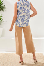 Load image into Gallery viewer, Sea Haven Printed Sleeveless Blouse
