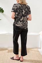 Load image into Gallery viewer, Quartz Printed Top W Side Ruching
