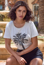 Load image into Gallery viewer, Canvas Cotton Tee W Palm Tree
