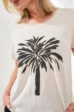 Load image into Gallery viewer, Canvas Cotton Tee W Palm Tree
