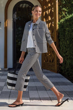 Load image into Gallery viewer, Black &amp; White Gingham Sport Jacket
