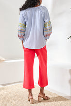 Load image into Gallery viewer, Baja Blue Embroidered Blouse
