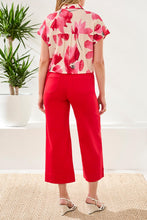 Load image into Gallery viewer, Tie Front Short Sleeve Blouse
