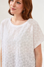 Load image into Gallery viewer, White Eyelet Tee
