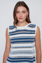 Load image into Gallery viewer, Coastal Blue Knit Tank
