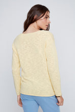 Load image into Gallery viewer, Lemon Yellow Cotton Knit Sweater

