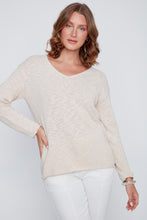 Load image into Gallery viewer, Oatmeal Cotton Knit Sweater
