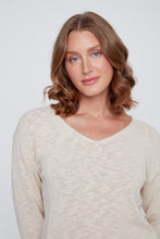 Load image into Gallery viewer, Oatmeal Cotton Knit Sweater
