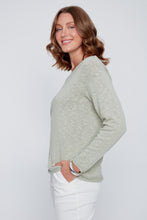 Load image into Gallery viewer, Olive Cotton Knit Sweater
