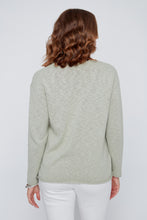 Load image into Gallery viewer, Olive Cotton Knit Sweater
