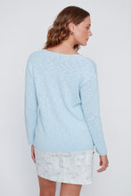 Load image into Gallery viewer, Sky Blue Cotton Knit Sweater
