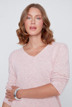 Load image into Gallery viewer, Soft Pink Cotton Knit sweater
