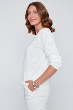 Load image into Gallery viewer, White Cotton Knit Sweater
