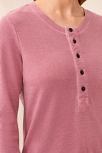 Load image into Gallery viewer, Nostalgia Long Sleeve Henley
