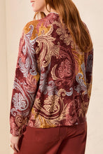 Load image into Gallery viewer, Henna Printed Mockneck Sweater
