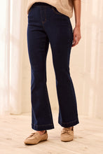 Load image into Gallery viewer, Darknight Audrey Boundless Pull On Flare Denim
