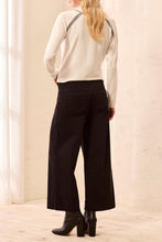 Load image into Gallery viewer, Black High Rise Comfort Stretch Palazzo Pant
