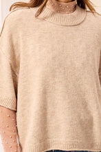 Load image into Gallery viewer, H. Pashmina Short Sleeve Knit Sweater
