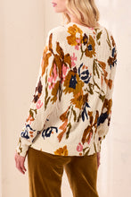 Load image into Gallery viewer, Stellar Printed Cotton Cable Knit Sweater

