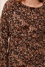 Load image into Gallery viewer, Hickory Printed Cotton Cable Knit Sweater
