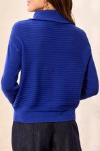 Load image into Gallery viewer, Electric Blue 1/4 Zip Sweater
