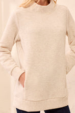 Load image into Gallery viewer, Sandstone Ottoman Mock Neck Tunic
