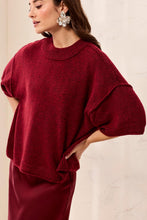 Load image into Gallery viewer, H. Pinot Short Sleeve Knit Sweater
