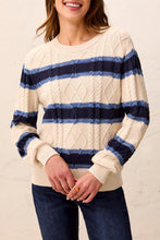 Load image into Gallery viewer, Stellar Striped Cotton Knit Sweater
