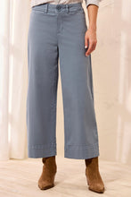 Load image into Gallery viewer, Blue Fog High Rise Comfort Stretch Palazzo Pant
