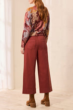 Load image into Gallery viewer, Henna High Rise Comfort Stretch Palazzo Pant
