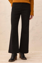 Load image into Gallery viewer, Black 5 Pocket Flare Pant
